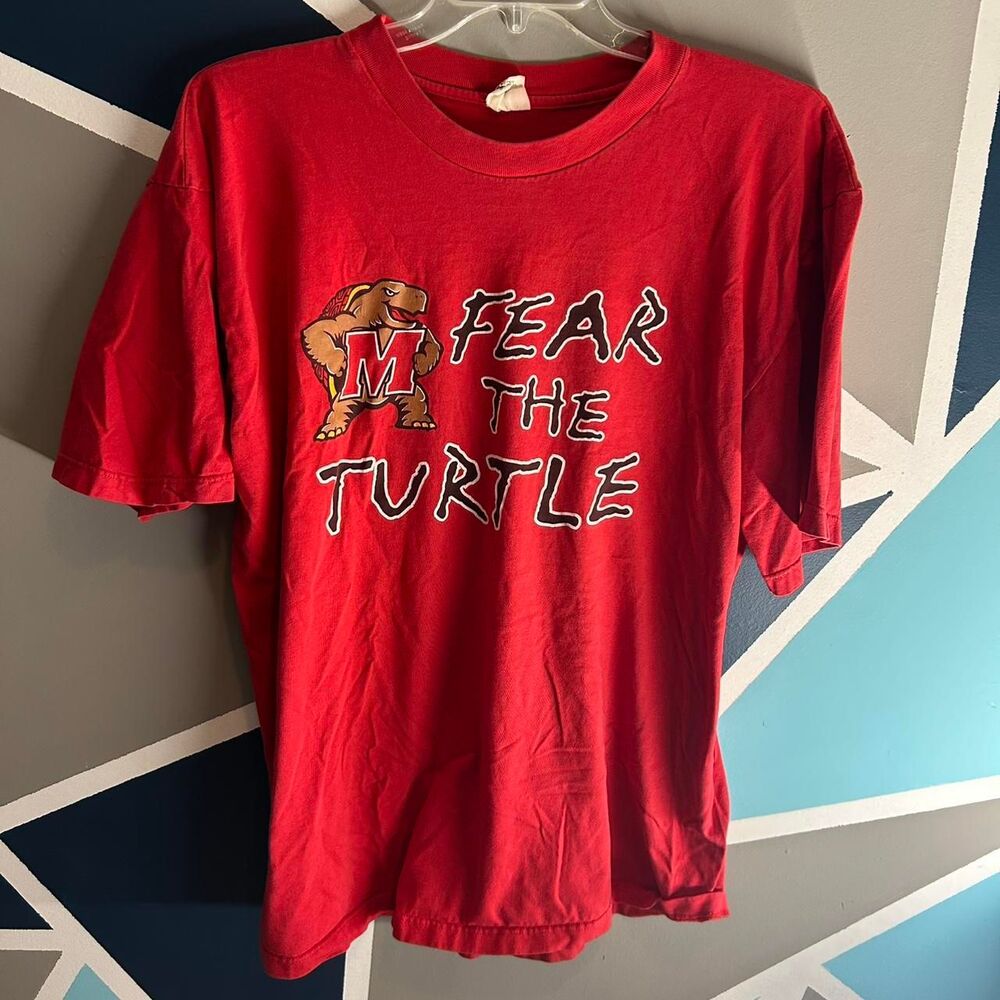 Maryland graphic The-cotton-exchange Men's Red T-shirt